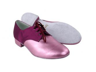 dansschoenen paars satijn   